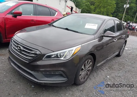2015 Hyundai Sonata Sport z USA, uszkodzony, nr VIN 5NPE34AF2FH183307